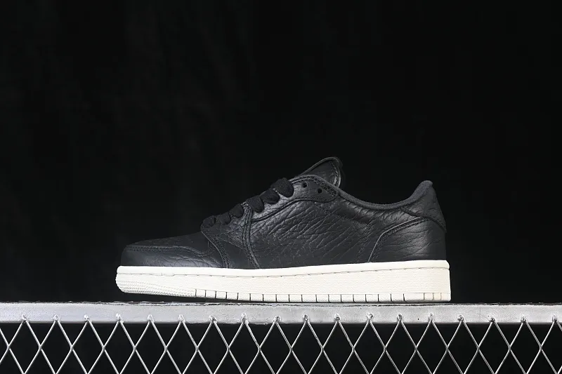 All categories Air Jordan Jordan series basketball shoes Air Jordan 1 Low Air Jordan 1 Low "Black Sail" AJ1 Joe 1 solid color low-top retro culture basketball shoes 848775-005